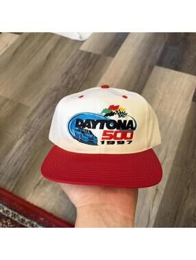 Vintage Daytona 500 Deadstock SnapBack hat 1997 OS